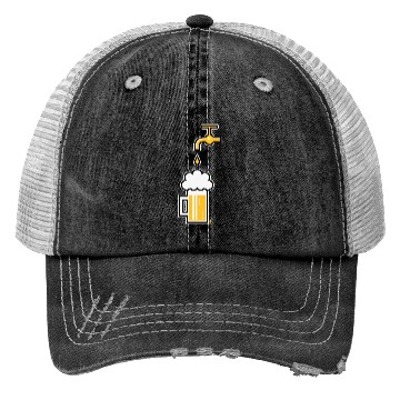 Discover Beer Mug & Tap (Keg Beer / Draft Beer / 3C) Trucker Hats