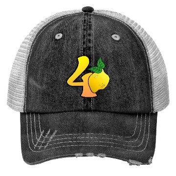 Discover 40th Birthday Lemon Trucker Hats