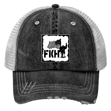 Discover Bigfoot FKH Flag LIKE US ON FACEBOOK # Trucker Hats
