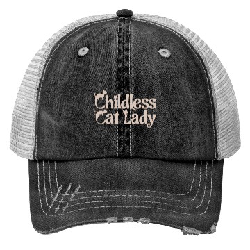 Discover Childless Cat lady Kamala Harris Trucker Hats
