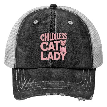 Discover Childless Cat lady Kamala Harris Trucker Hats