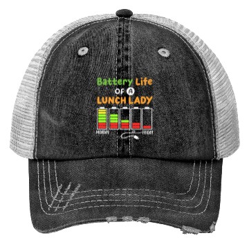 Discover Lunch Lady School Cafeteria Worker Trucker Hats
