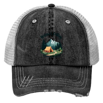 Discover Nature's Calling Answer the Adventure Trucker Hats
