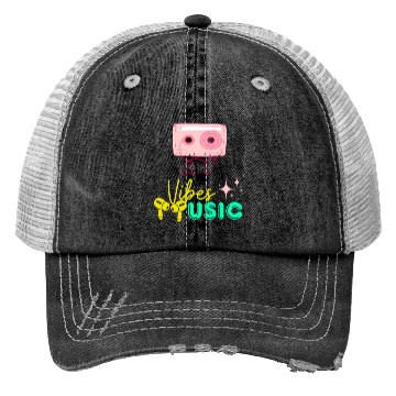 Discover music vibes Trucker Hats