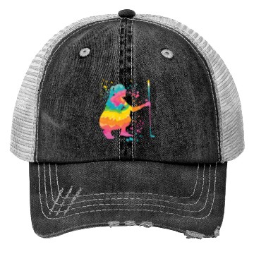 Discover Golfer Colorsplash Kids Miniature Golf Trucker Hats