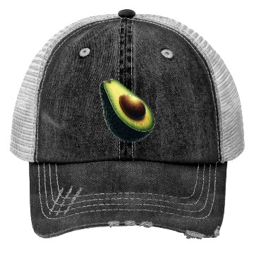 Discover Avocado food art vegan design Trucker Hats