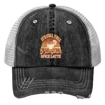 Discover I Heart Pumpkin Spice Trucker Hats