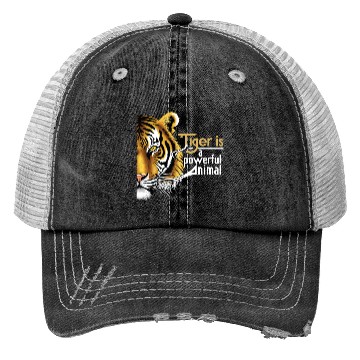 Discover Graphics "Tiger" design best for tiger lover Trucker Hats