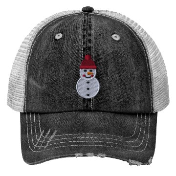 Discover Snowman embroidered Trucker Hats