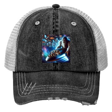 Discover Sasquatch in Spaceship Trucker Hats