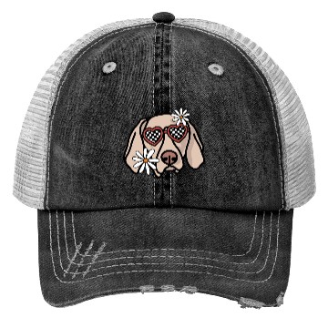 Discover Weimaraner Retro Dog Trucker Hats