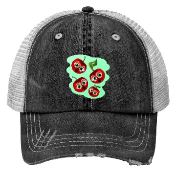 Discover CHERRIES SURPRISE FAMILY Trucker Hats