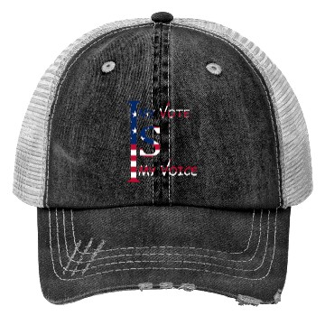 Discover US Election vote and campaign Trucker Hats