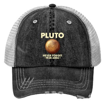 Discover Pluto Never Forget 1930 2006 Planet Space Science Trucker Hats