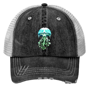 Discover Celestial Mushroom Trucker Hats