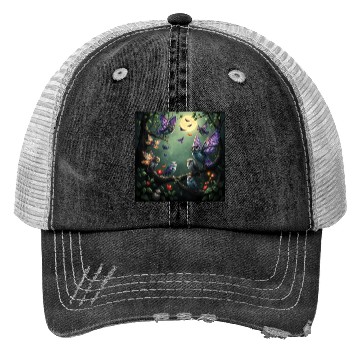 Discover Enchanted Forest Creatures Halloween Ideas Trucker Hats
