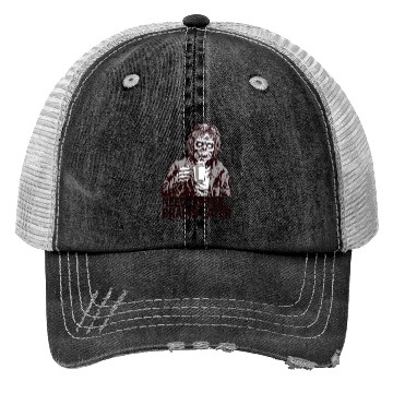 Discover Zombie Coffee Run Trucker Hats