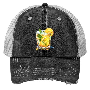 Discover Lemonade Cocktail Drink Trucker Hats
