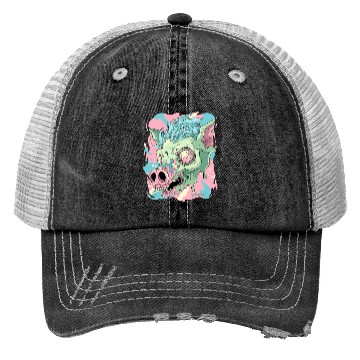 Discover Psychedelic Dreams Pig Trucker Hats