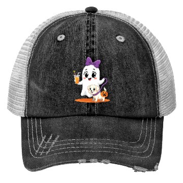 Discover chien halloween Trucker Hats