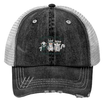 Discover Support Local Street Cats Skunk Raccoon and Possum Trucker Hats