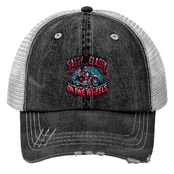 Discover Sassy and Classy on Two Wheels-Motorcycle Apparel Trucker Hats