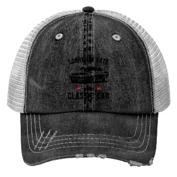 Discover Sorry I'm Late I Saw A Classic Car Trucker Hats