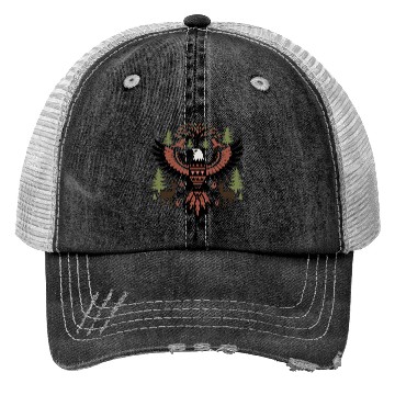 Discover Native American Style Eagle Design Trucker Hats