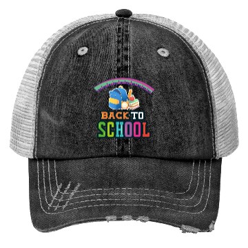 Discover Back to school colorful design. Trucker Hats