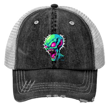 Discover Angry Alien Trucker Hats