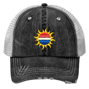 Discover America's Rising Horizon Trucker Hats