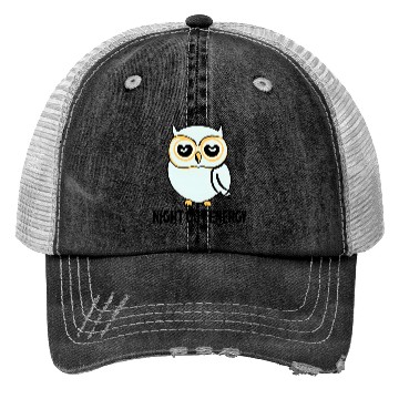 Discover Lazy Night Owl Trucker Hats