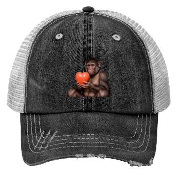 Discover Monkey love you Trucker Hats