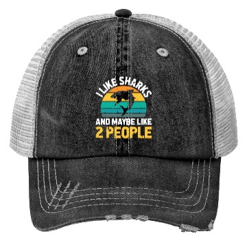 Discover Shark Lover Trucker Hats