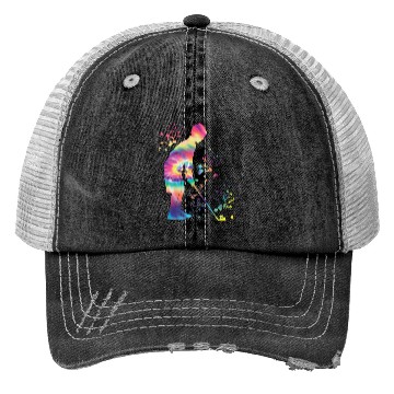 Discover Golfer Colorsplash Kids Miniature Golf Trucker Hats