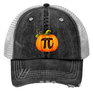 Discover Pumpkin Pi Math Halloween Thanksgiving Pie Day Trucker Hats