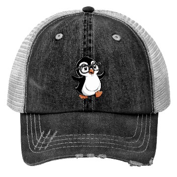 Discover Funny Penguin , Cute Penguin , Penguin Lovers Trucker Hats