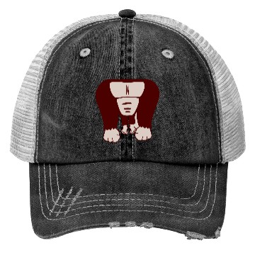 Discover Funny Gorilla Body Without Head Halloween Cost Trucker Hats