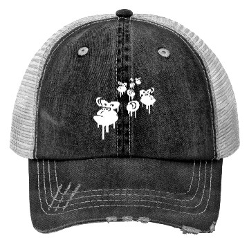 Discover Graffiti drops monkey heads spray faces team crew Trucker Hats