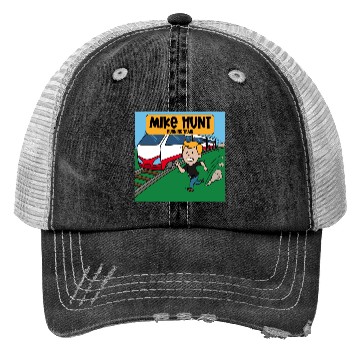 Discover Mike Hunt Running Train Trucker Hats