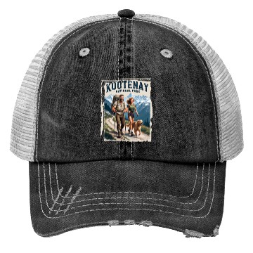 Discover Kootenay National Park Adventure Nature Trucker Hats