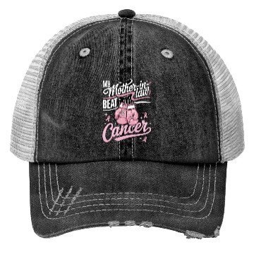 Discover My Mother-In-Law Beat Cancer Breast Cancer Trucker Hats