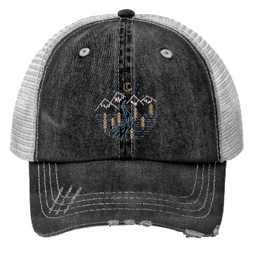 Discover Moonlight River Trucker Hats