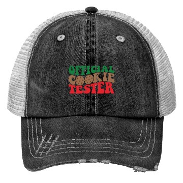 Discover Official Cookie Tester - funny Christmas design Trucker Hats