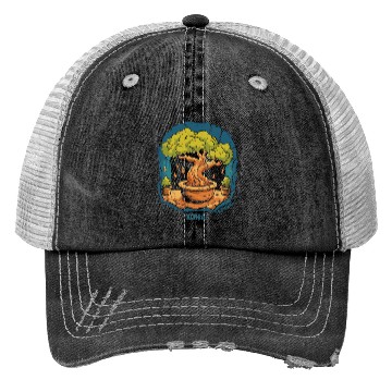 Discover Bonsai Tree Trucker Hats