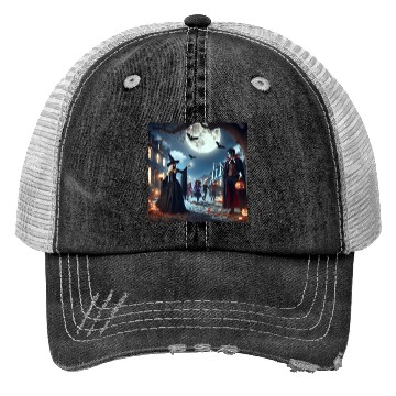 Discover Halloween Trucker Hats
