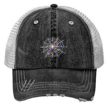 Discover Colorful Candy and Lollipop Pattern Trucker Hats