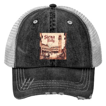 Discover Siena Italy Trucker Hats