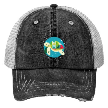 Discover cute turtle - creative underwater world Trucker Hats
