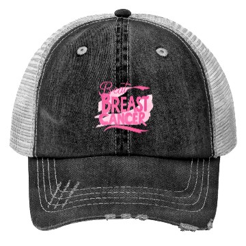 Discover Beat Breast Cancer, Together We Fight Breast Cance Trucker Hats